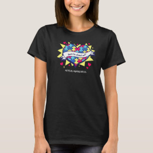 Born To Stand Out  Autism Awareness Quote Proud Au T-Shirt