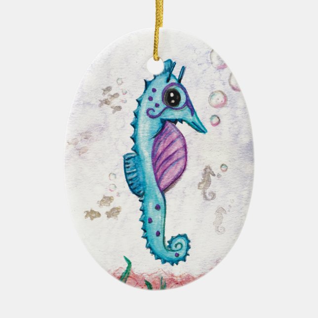 Born to Stand Out Ceramic Tree Decoration (Front)