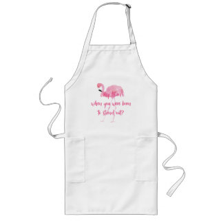 Born to Stand Out Flamingo Long Apron