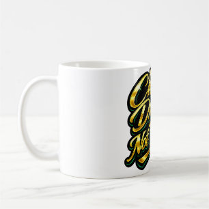 Born To Stand Out Gold Quote Gift Coffee Mug