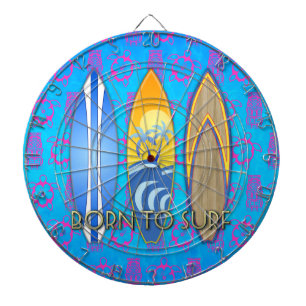 Born To Surf Dartboard