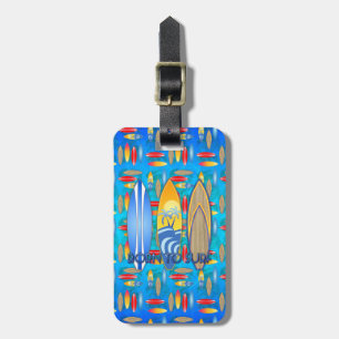 Born To Surf Luggage Tag