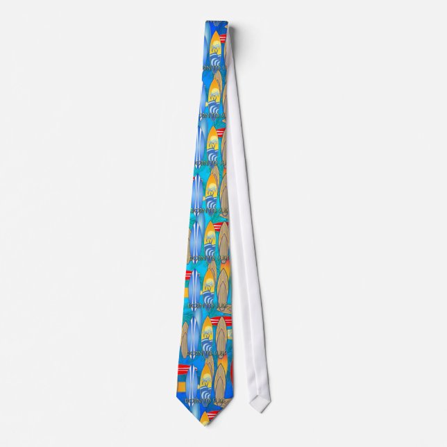 Born To Surf Tie (Front)