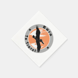 Born to travel  napkins