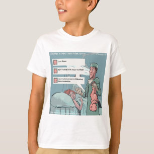 Born To Tweet Funny Cartoon T-Shirt