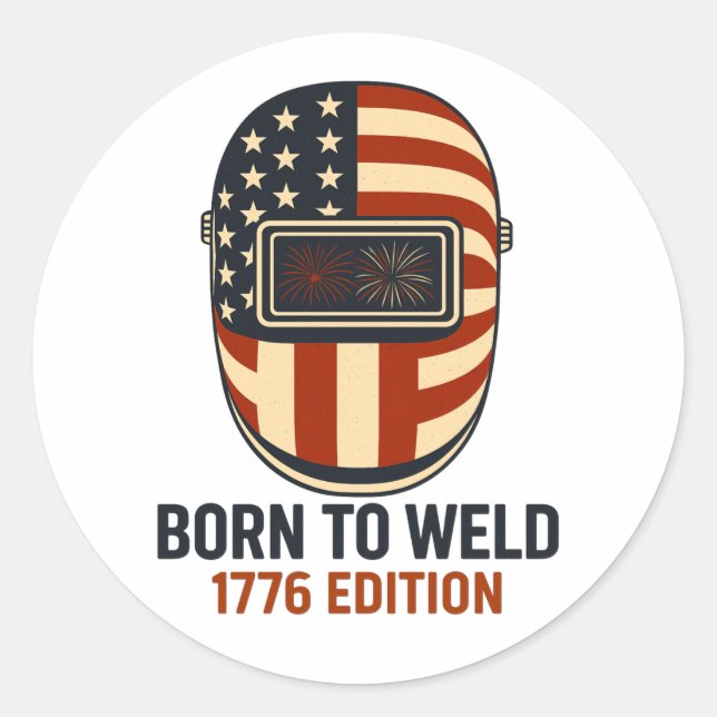 Born To Weld - Stickers (Front)
