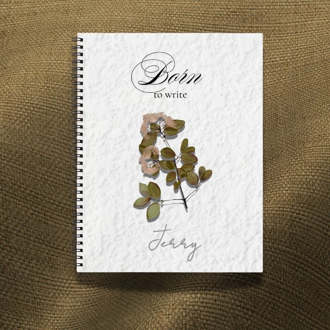 Born to Write | Poetcore Name Design Notebook (Creator Uploaded)