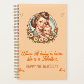 "Born Together: A Mother's Firsts Journal" Planner