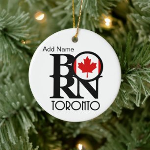 BORN Toronto Customisable Ceramic Tree Decoration