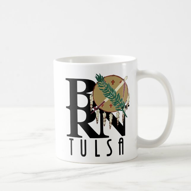 BORN Tulsa Oklahoma 11oz Coffee Mug (Right)