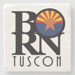BORN Tuscon Arizona Stone Coaster