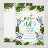 Born Two Be Wild Birthday Safari Animals Party