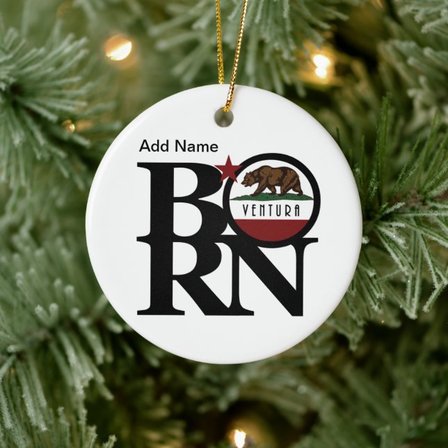 BORN Ventura, California Ceramic Tree Decoration (Tree)