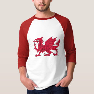 Born Welsh Dragon with Poem T-Shirt