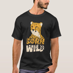 Born Wild Cheetah Tiger & Lion Leopard For Big Cat T-Shirt