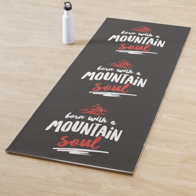 Born with a Mountain Soul Yoga Mat (In Situ)
