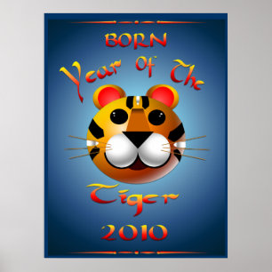 Born Year Of The Tiger Print
