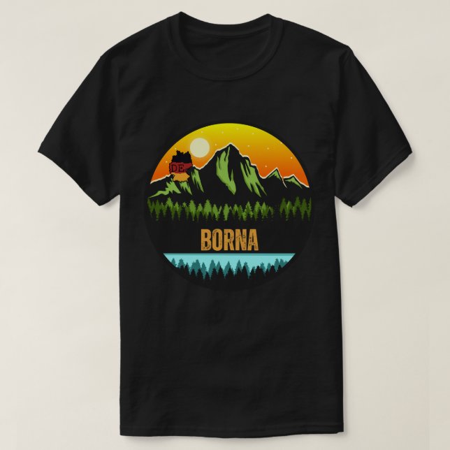 Borna, Germany T-Shirt (Design Front)
