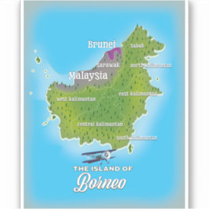 Borneo Map