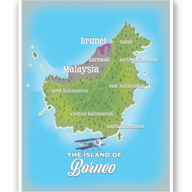 Borneo Map (Front)