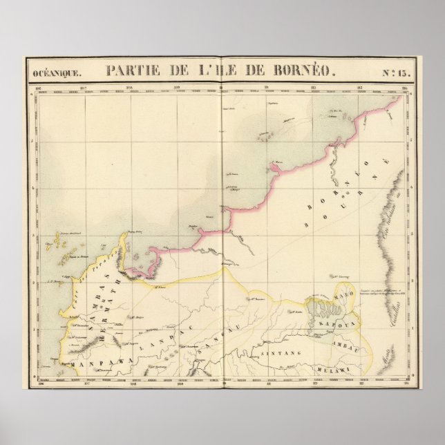 Borneo Oceania no 13 Poster (Front)