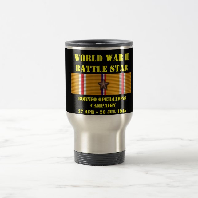 Borneo Operations Campaign Travel Mug (Center)
