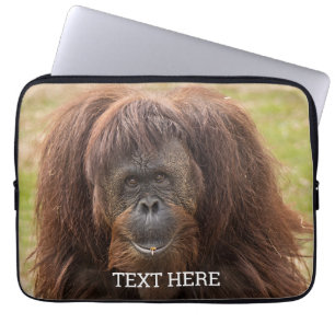 Borneo Orangutan Beautiful Photography Laptop Sleeve