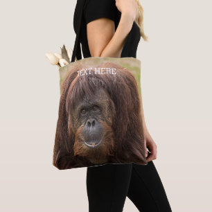 Borneo Orangutan Beautiful Photography Tote Bag