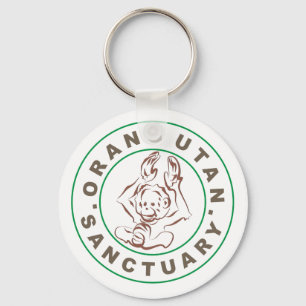 Borneo Orangutan Sanctuary Keychain