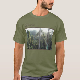 Borneo Rainforest Jungle Canopy Treetop Landscape T-Shirt