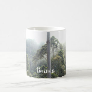Borneo Rainforest Jungle Treetops Landscape Scene Coffee Mug