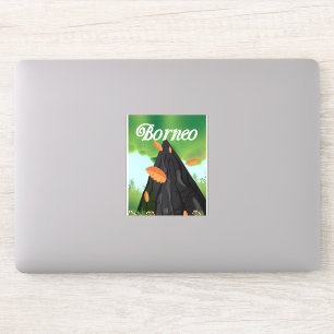 Borneo Rainforest travel poster