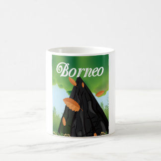 Borneo Rainforest travel poster Coffee Mug