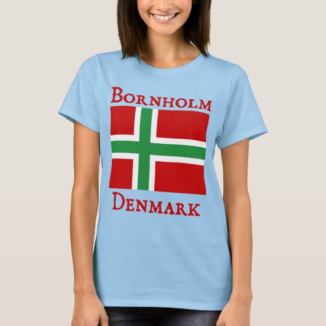 Bornholm, Denmark (Danmark) T-Shirt (Front)