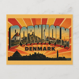 Bornholm Denmark Round Church Postcard