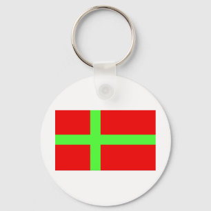 Bornholm Flag Key Ring