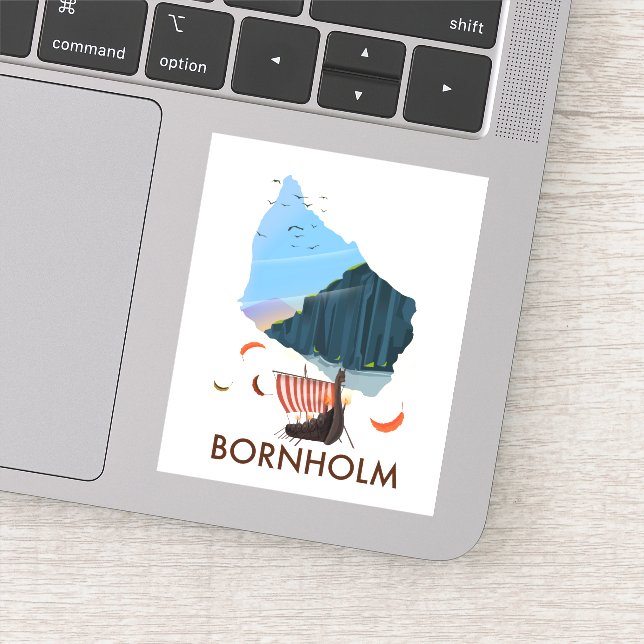 Bornholm Island Viking map (Detail)