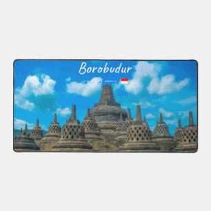 Borobudur, Indonesia - Ancient Buddhist Temple Desk Mat
