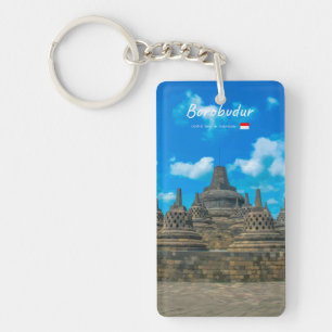 Borobudur, Indonesia - Ancient Buddhist Temple Sl Key Ring