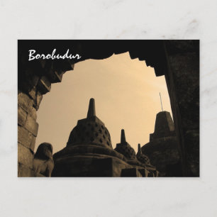 Borobudur Postcard