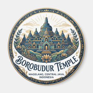 Borobudur Temple Indonesia Magnet