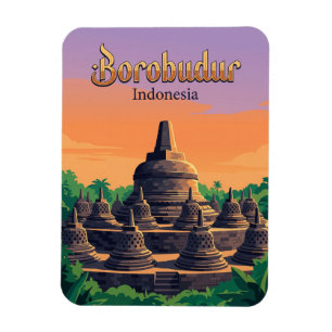 Borobudur Temple Indonesia Magnet