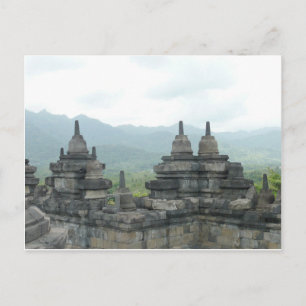 Borobudur Temple, Yogjakarta Postcard