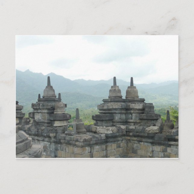 Borobudur Temple, Yogjakarta Postcard (Front)