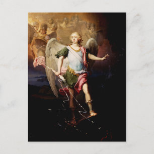 Borovikovsky Inspired Guardian Angel Art Postcard