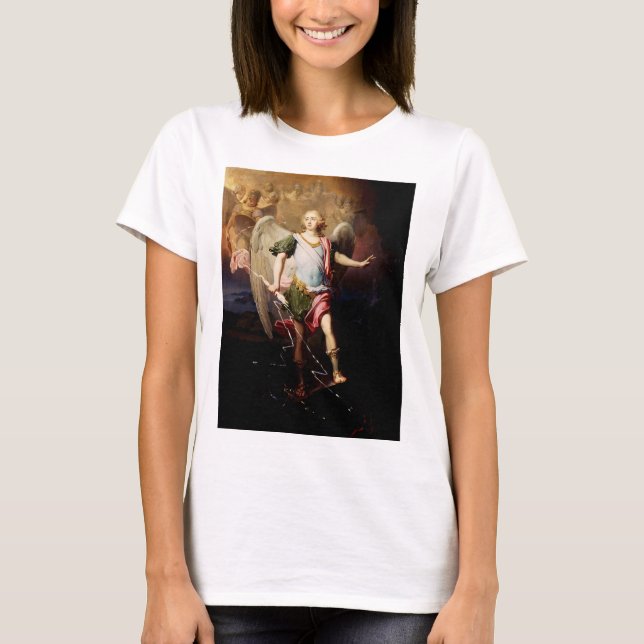 Borovikovsky Inspired Guardian Angel Art T-Shirt (Front)
