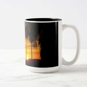 BORREGO SPRINGS FIRST LIGHT - CALIFORNIA Two-Tone COFFEE MUG
