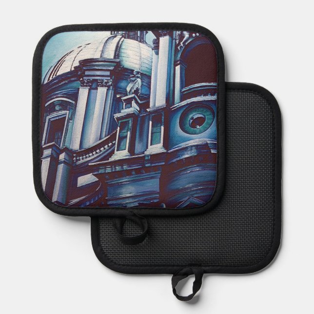 Borromini's Facade Pot Holder (Front/Back)