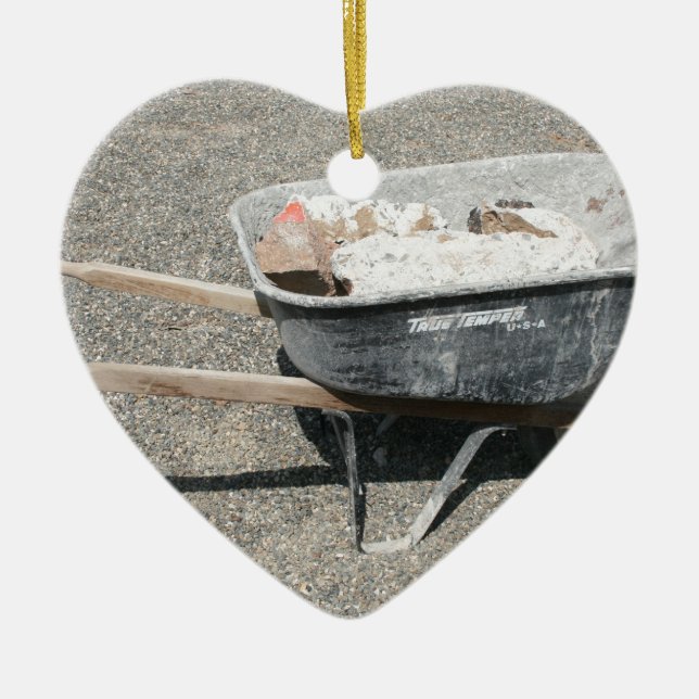 Borrow A Wheel Ceramic Tree Decoration (Front)