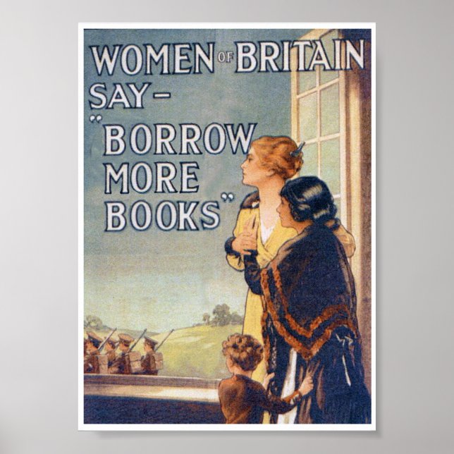 Borrow more books poster (Front)